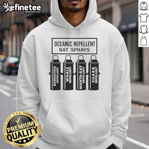 Nice Oceanic Repellent Bat Spray hoodie featuring a colorful design, perfect for outdoor adventures and bat enthusiasts.