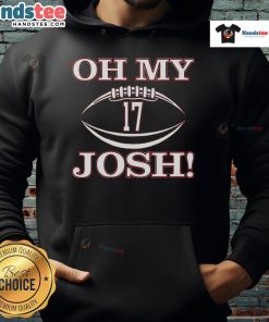 Nice-Oh-My-Josh-Number-17-Hoodie featuring bold graphics and a comfortable fit, perfect for fans and casual wear.