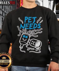 Cozy Nice Pet Needs Party Popper sweatshirt featuring a playful design, perfect for pet lovers celebrating special occasions.