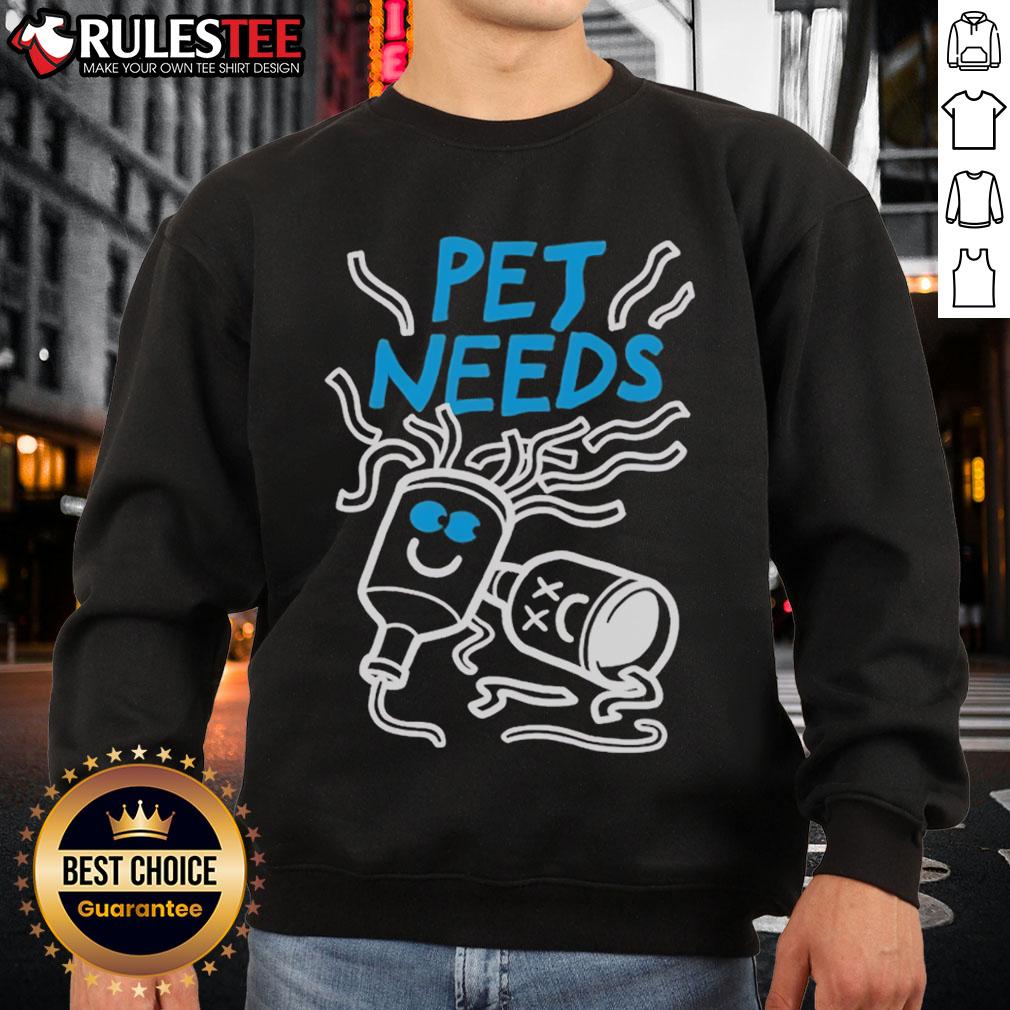 Nice Pet Needs Party Popper Sweatshirt Cozy Nice Pet Needs Party Popper sweatshirt featuring a playful design, perfect for pet lovers celebrating special occasions.
