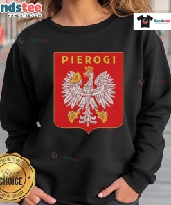Coat of arms logo sweatshirt from Nice Pierogi, featuring a stylish design perfect for casual wear enthusiasts.