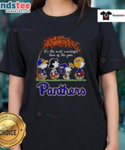 Nice Pitt Panthers Halloween ladies tee celebrating the most wonderful time of the year with festive design and team spirit.
