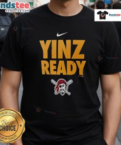 Nice Pittsburgh Pirates Yinz Ready T-Shirt in black, showcasing team pride and perfect for game day or casual wear.