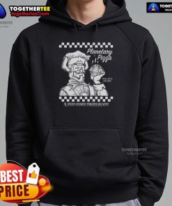 Nice Planetary Pizza Hoodie featuring a colorful cosmic pizza design, perfect for pizza lovers and space enthusiasts.