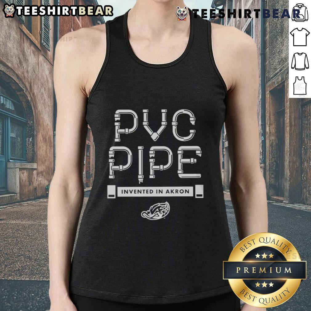 Nice Pvc Pipe Invented In Akron Tank Top Alt Text: Stylish tank top featuring the 'Nice PVC Pipe' design, invented in Akron, perfect for casual wear and DIY enthusiasts.