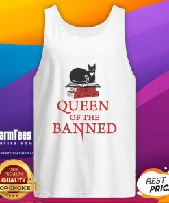 Stylish Nice Queen Of The Banned Tank Top featuring a bold graphic design, perfect for casual summer outfits.
