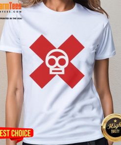 Nice Raja Jackson Toxic Burger logo on a stylish ladies tee, perfect for food lovers and fashion enthusiasts.