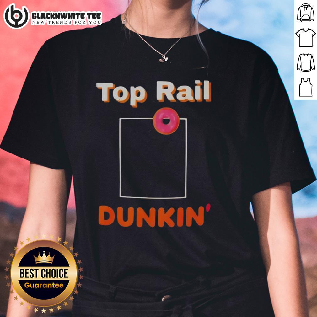 Nice Red Sox Top Rail Dunkin Ladies Tee
