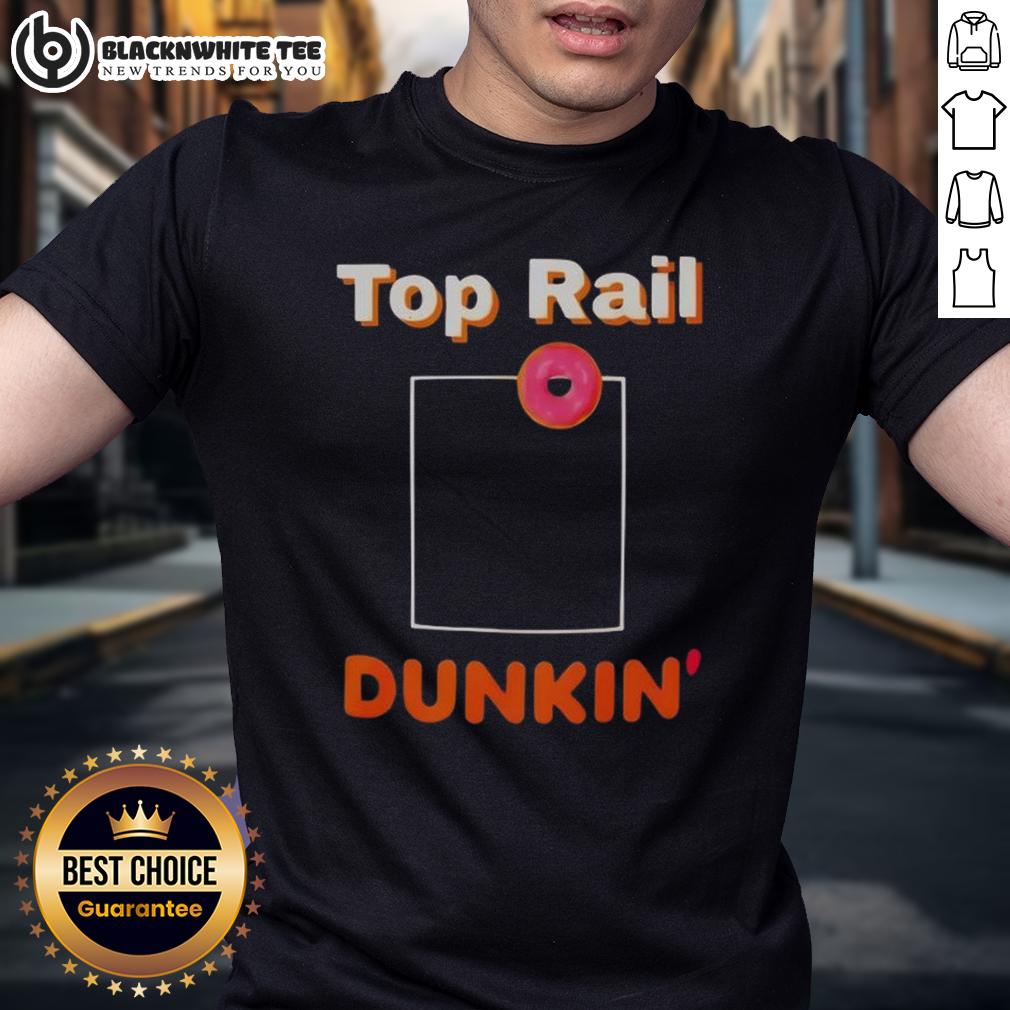 Nice Red Sox Top Rail Dunkin T Shirt Alt Text: Nice Red Sox Top Rail Dunkin T-Shirt featuring vibrant colors and team logo, perfect for Boston fans.