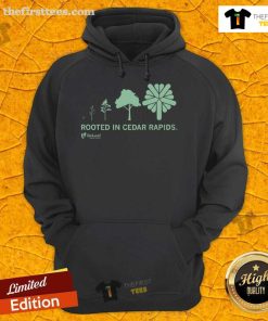 Nice Refleaf Rooted In Cedar Rapids hoodie featuring a stylish design, perfect for local pride and casual wear.