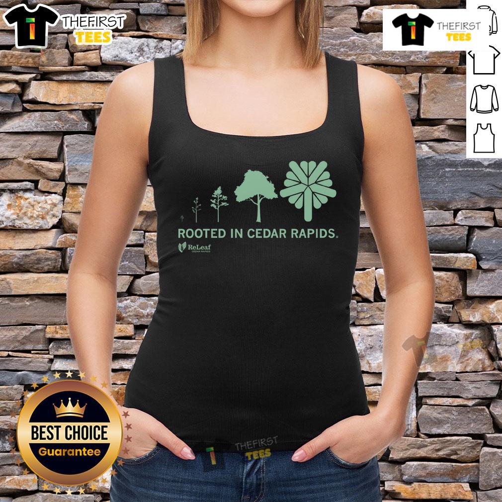 Nice Refleaf Rooted In Cedar Rapids Tank Top Stylish Nice Refleaf Rooted in Cedar Rapids tank top featuring a vibrant design, perfect for casual wear.
