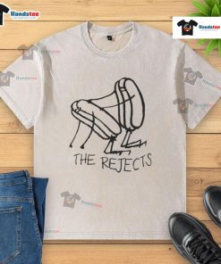 Funny Nice Rejects Sarah Pardini meme on a washed t-shirt, featuring humorous text and vibrant graphics.