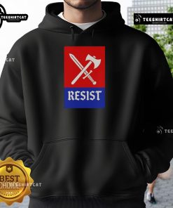 Young Queen of Scots hoodie featuring the Nice RESIST design by Mayah Sommers, perfect for stylish comfort.