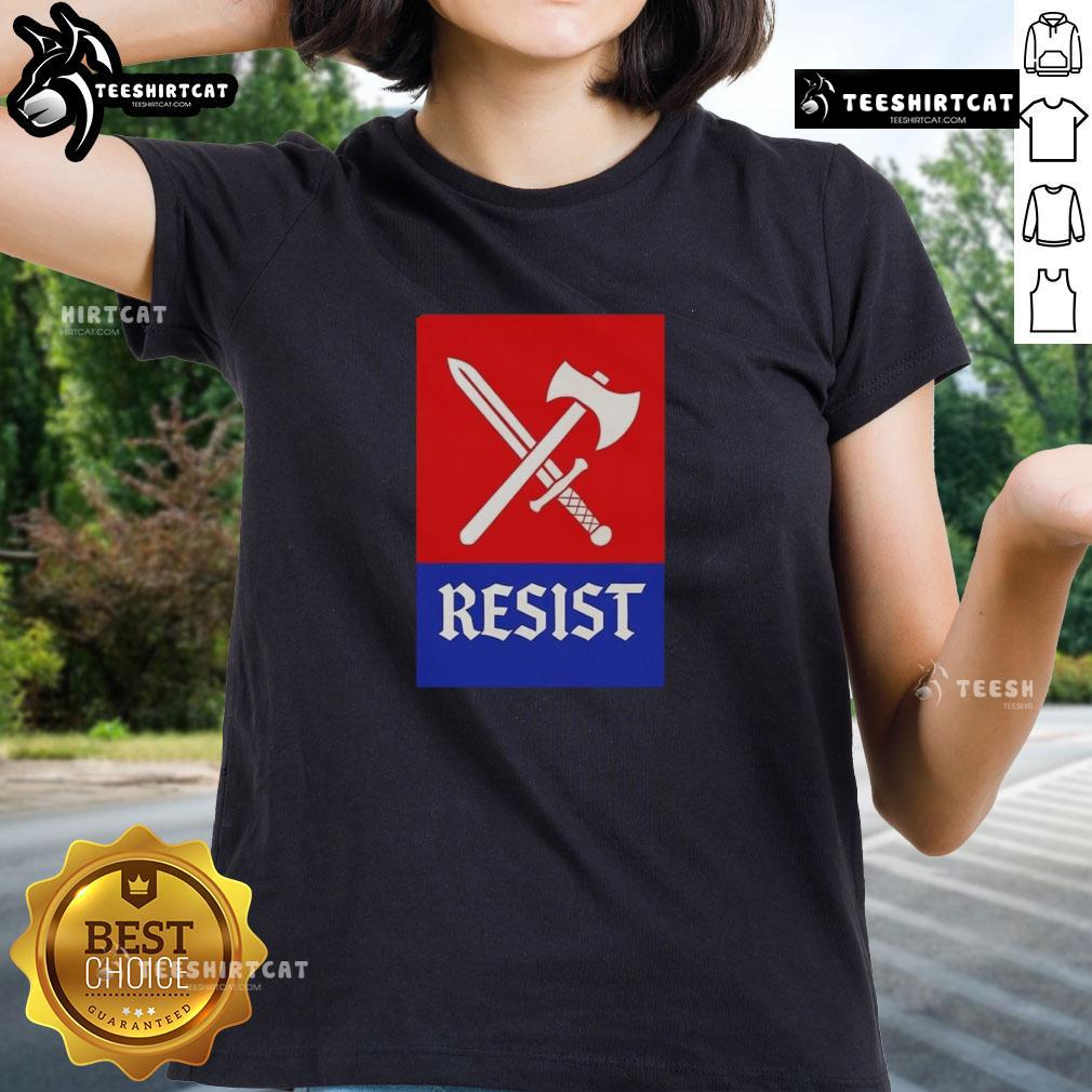Nice Resist Mayah Sommers Young Queen Of Scots Ladies Tee Nice RESIST Mayah Sommers Young Queen of Scots Ladies Tee featuring a stylish design perfect for modern fashion enthusiasts.