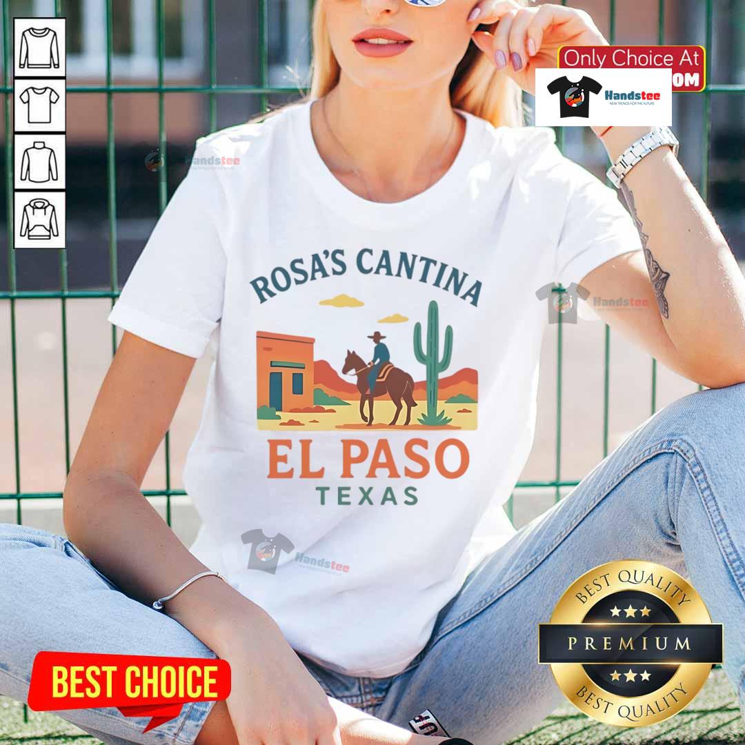 Nice Rosa'S Cantina El Paso Texas Ladies Tee Nice Rosas Cantina El Paso Texas ladies tee featuring vibrant colors and stylish design for casual wear.