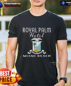 Nice Royal Palm Hotel logo T-shirt featuring a stylish design, perfect for showcasing your love for the Royal Palm Hotel.