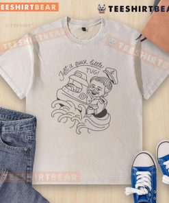 Rusty van at a ranch with a casual Tugski logo washed t-shirt, perfect for laid-back outdoor adventures.