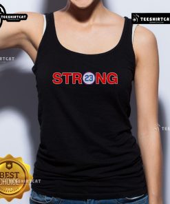 Nice Ryne Sandberg 23 Strong Tank Top featuring a stylish design for fans of baseball and sports apparel.