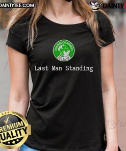 Alt Text: Nice Shamrock Rovers Member 400 Club Last Man Standing Ladies Tee featuring club logo and vibrant design.