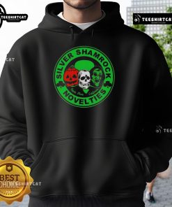 Nice Silver Shamrock Halloween character hoodie featuring iconic designs for festive costume parties and trick-or-treating.