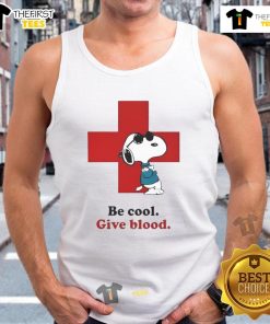 Nice Snoopy American Red Cross tank top featuring a playful Snoopy design, perfect for casual summer wear.