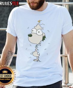 Nice Snoopy and Woodstock Bush X Simpsons T-Shirt featuring iconic characters in a colorful design.