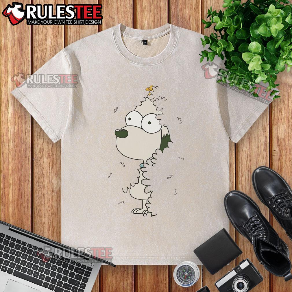 Nice Snoopy And Woodstock Bush X Simpsons Washed T Shirt Nice Snoopy and Woodstock Bush X Simpsons washed t-shirt featuring vibrant cartoon graphics on a casual style.