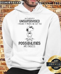 Cozy Nice Snoopy Unsupervised hoodie featuring a playful Snoopy design, perfect for fans of Peanuts and casual wear.