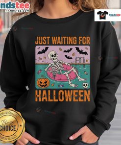 Alt Text: Nice spooky summer skeleton sweatshirt design, perfect for Halloween enthusiasts and festive summer style.
