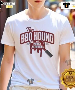 Alt Text: Nice The BBQ Hound with Patrick Netherton 2025 T-shirt featuring a fun design perfect for BBQ lovers.