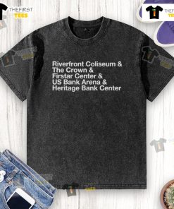 Nice The Big Arena on the River washed T-shirt featuring vibrant colors and a stylish design, perfect for casual wear.