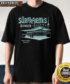 Nice The Surfrajettes Diner Easy As Pie Toronto ON T-Shirt featuring retro diner graphics and vibrant colors.