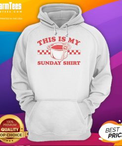 Cozy Sunday hoodie with 'Nice, This Is My Sunday' print, perfect for relaxation and casual outings on weekends.