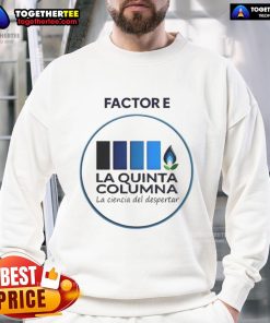 Stylish Nice Transparent E-Factor Logo Sweatshirt showcased in a casual setting, perfect for eco-conscious fashion lovers.