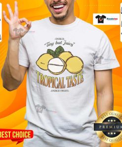 Vintage T-shirt featuring a vibrant Duku fruit design, perfect for tropical taste lovers and fashion enthusiasts.