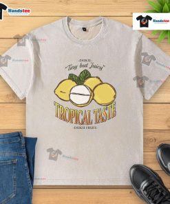 Vintage washed T-shirt featuring a nice tropical taste duku fruit design, perfect for casual summer wear.