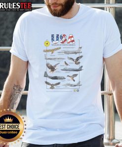 Nice USA Planes Wildlife of North America Birds of Prey T-Shirt featuring majestic raptors in a vibrant design.