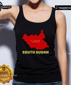 Stylish South Sudan tank top featuring vibrant colors and unique design, perfect for summer outings and cultural pride.