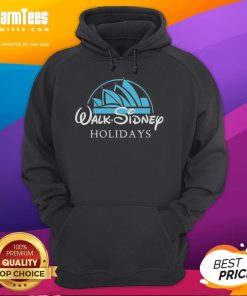 Cozy Nice Walk to Sidney Holidays hoodie displayed on a rustic wooden background, perfect for winter outings.