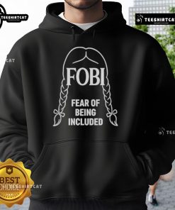 Stylish Nice Wednesday Addams FOBI hoodie featuring a unique design, perfect for fans of the iconic character and cozy fashion.