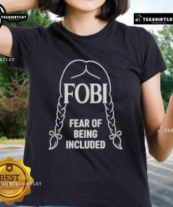 Nice Wednesday Addams FOBI tee for ladies featuring a stylish design perfect for fans of the Addams Family and unique fashion.