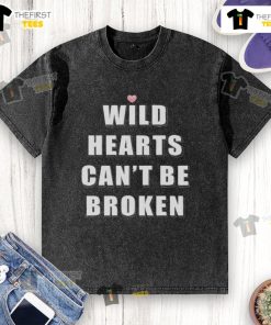 Nice Wild Hearts Can't Be Broken washed t-shirt in soft cotton, featuring a trendy design perfect for casual wear.