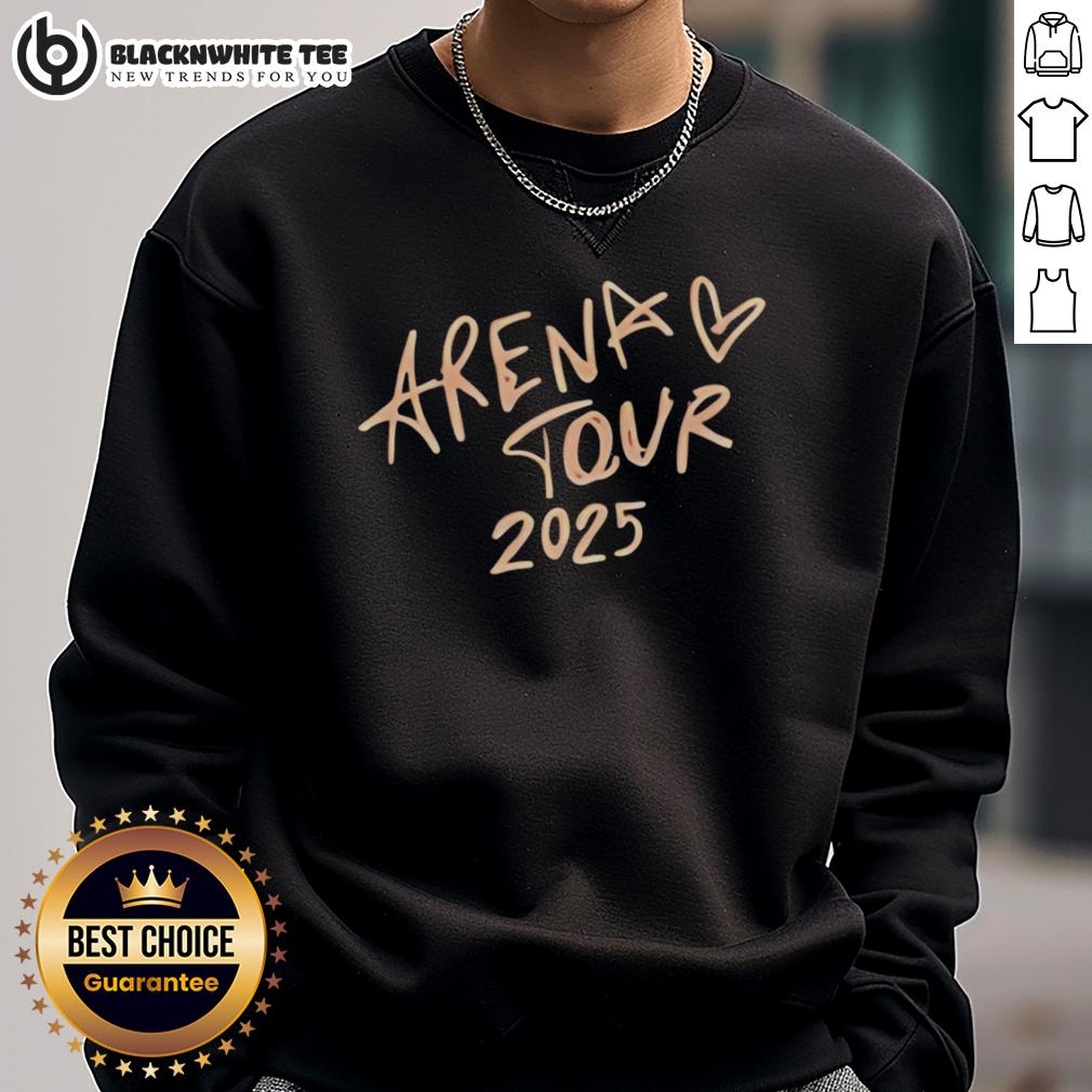 Nice Wincent Weiss Arena Tour 2025 Sweatshirt Vincent Weiss Arena Tour 2025 sweatshirt featuring vibrant design and artist logo, perfect for fans and concert goers.