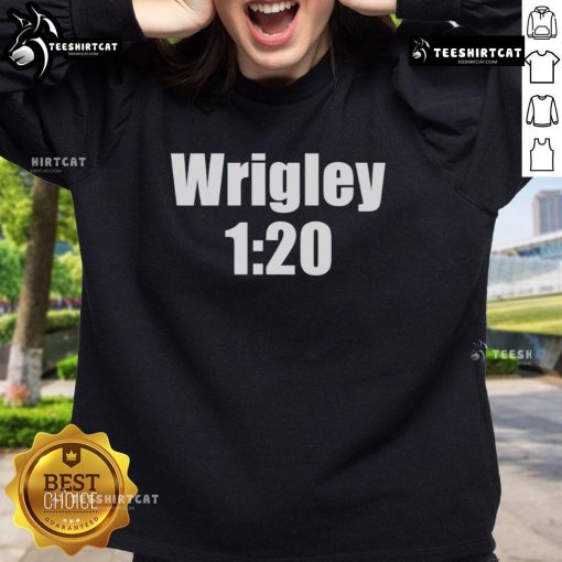 Alt Text: Cozy Nice Wrigley 1/20 sweatshirt featuring a stylish design, perfect for casual outings and chilly days.