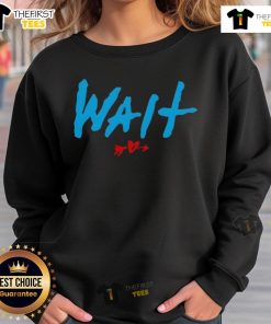 Alt Text: Nice Yeah Yeah Yeahs Wait Sweatshirt featuring bold graphics and a stylish design for fans of the band.