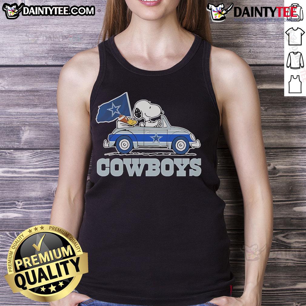 Official 2025 Snoopy And Woodstock Car Logo Cowboys Tank Top Official 2025 Snoopy and Woodstock Cowboys tank top featuring vibrant logo design for fans of Peanuts merchandise.