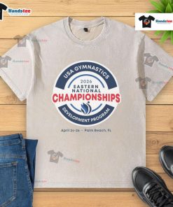 Alt Text: Official 2026 Men's Eastern National Championships washed t-shirt featuring bold championship graphics and comfortable fit.