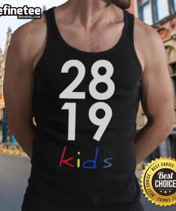 Official 2819 Kids Tank Top in vibrant colors, perfect for summer wear and active play, showcasing style and comfort.