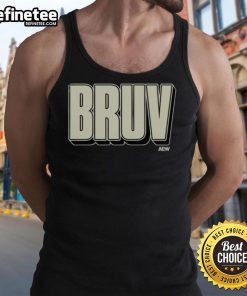 Official AEW Bruv Tank Top showcasing bold design, perfect for wrestling fans and summer style.