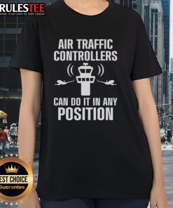 Official Air Traffic Controller Any Position ATC Flight Control Ladies Tee in stylish design for aviation enthusiasts.